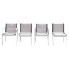 Vier Stühle für den Außenbereich aus der 1966er Kollektion von Richard Schultz