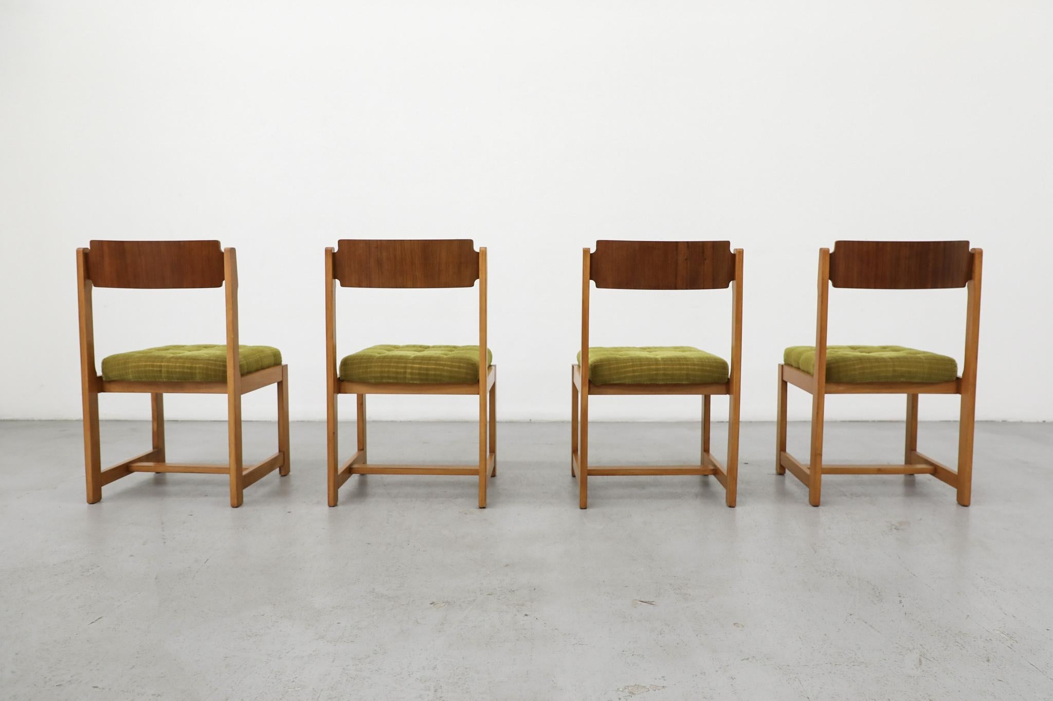 Fabric Set of Four 1970s Hungarian 