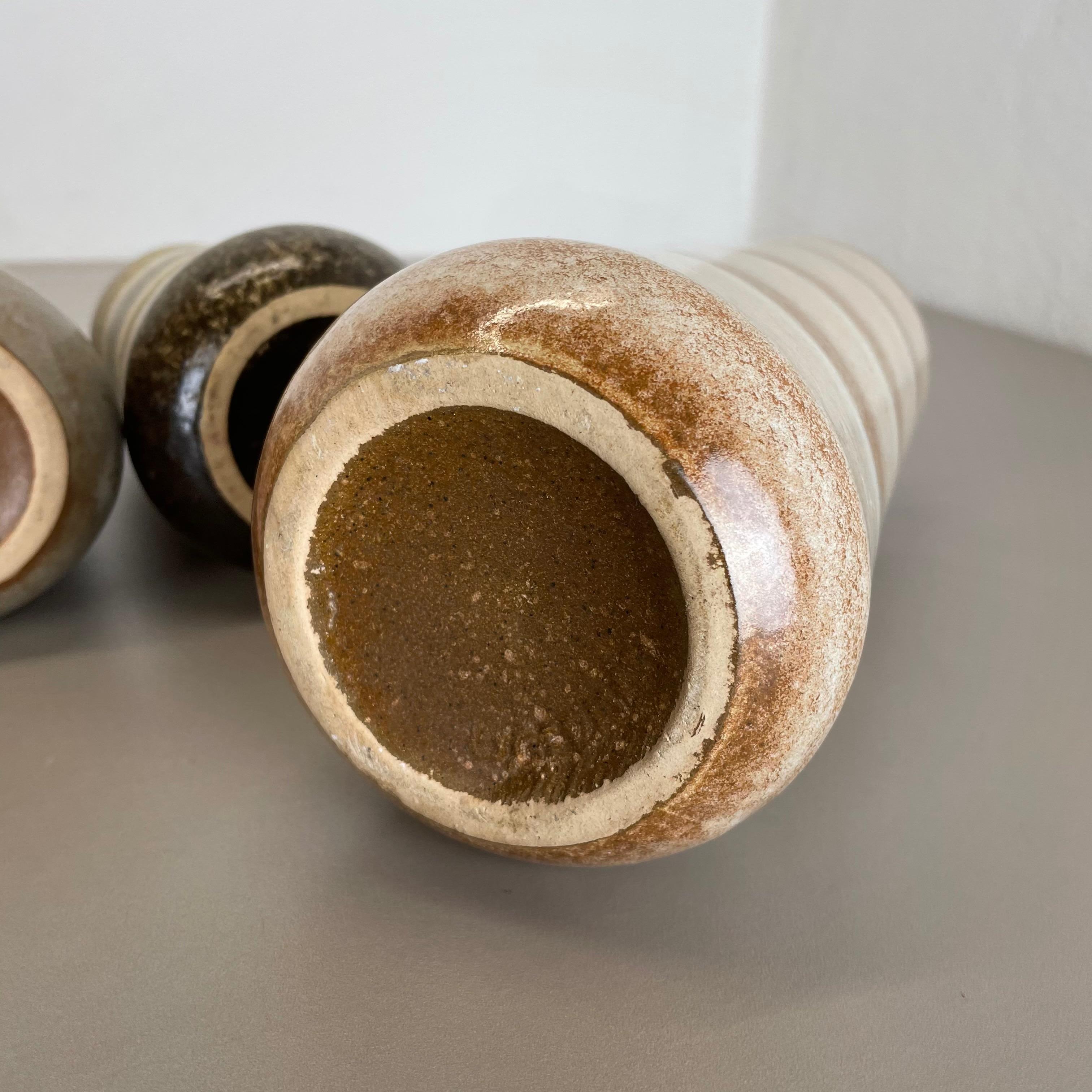 Set di quattro vasi in ceramica Fat Lava 