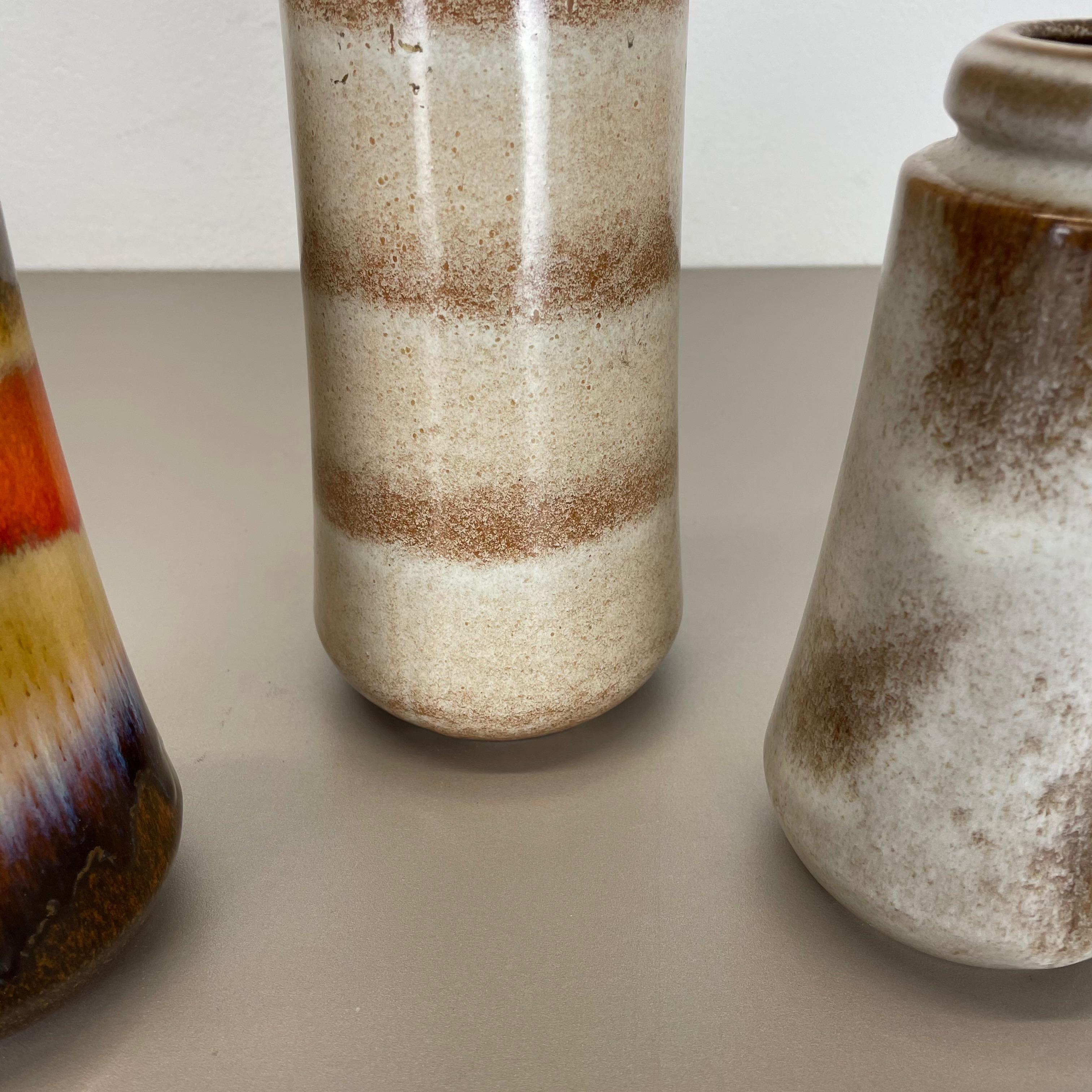 Ceramica Set di quattro vasi in ceramica Fat Lava 