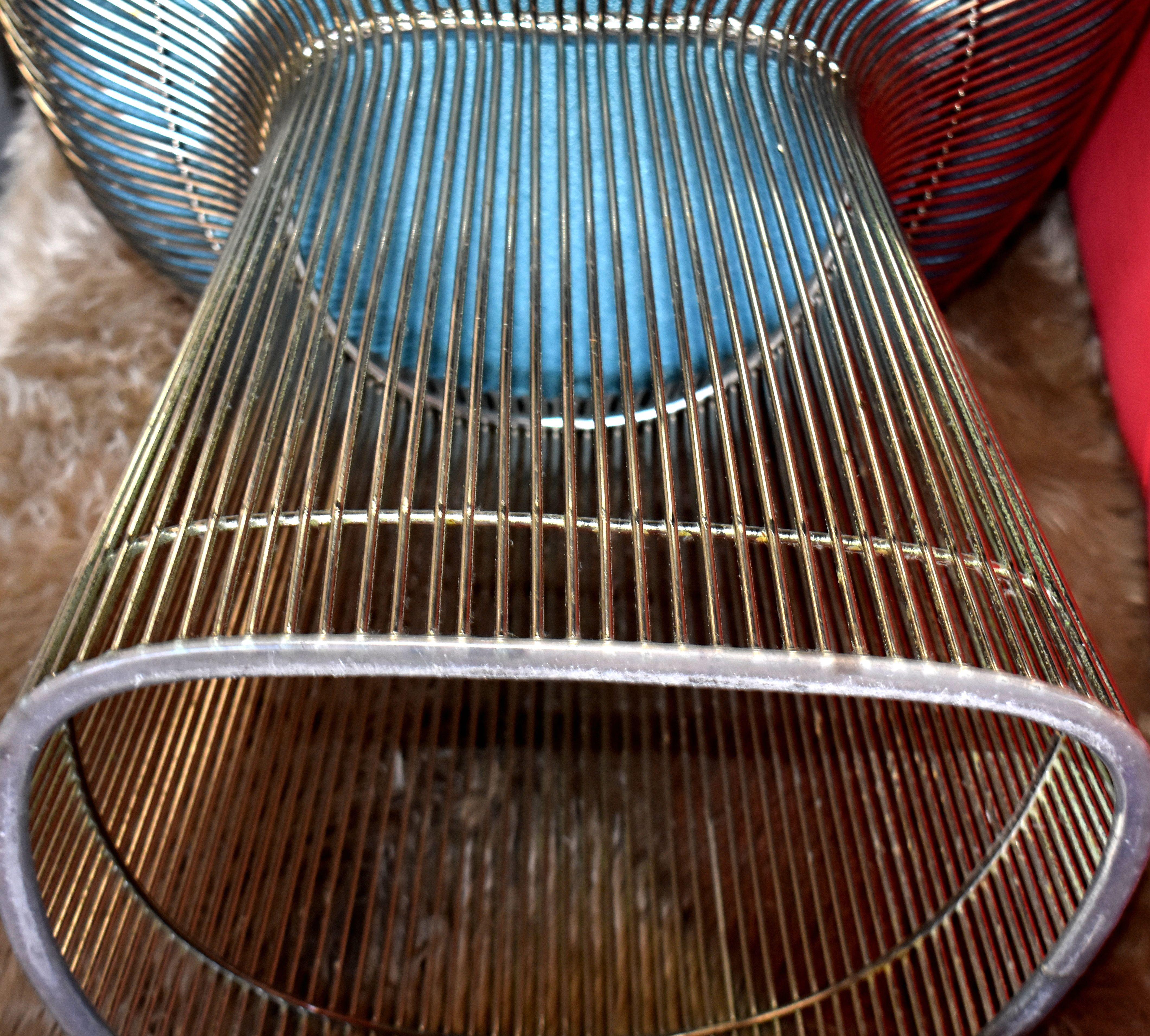 Set of Four 1970s Warren Platner Easy Armchairs for Knoll 3