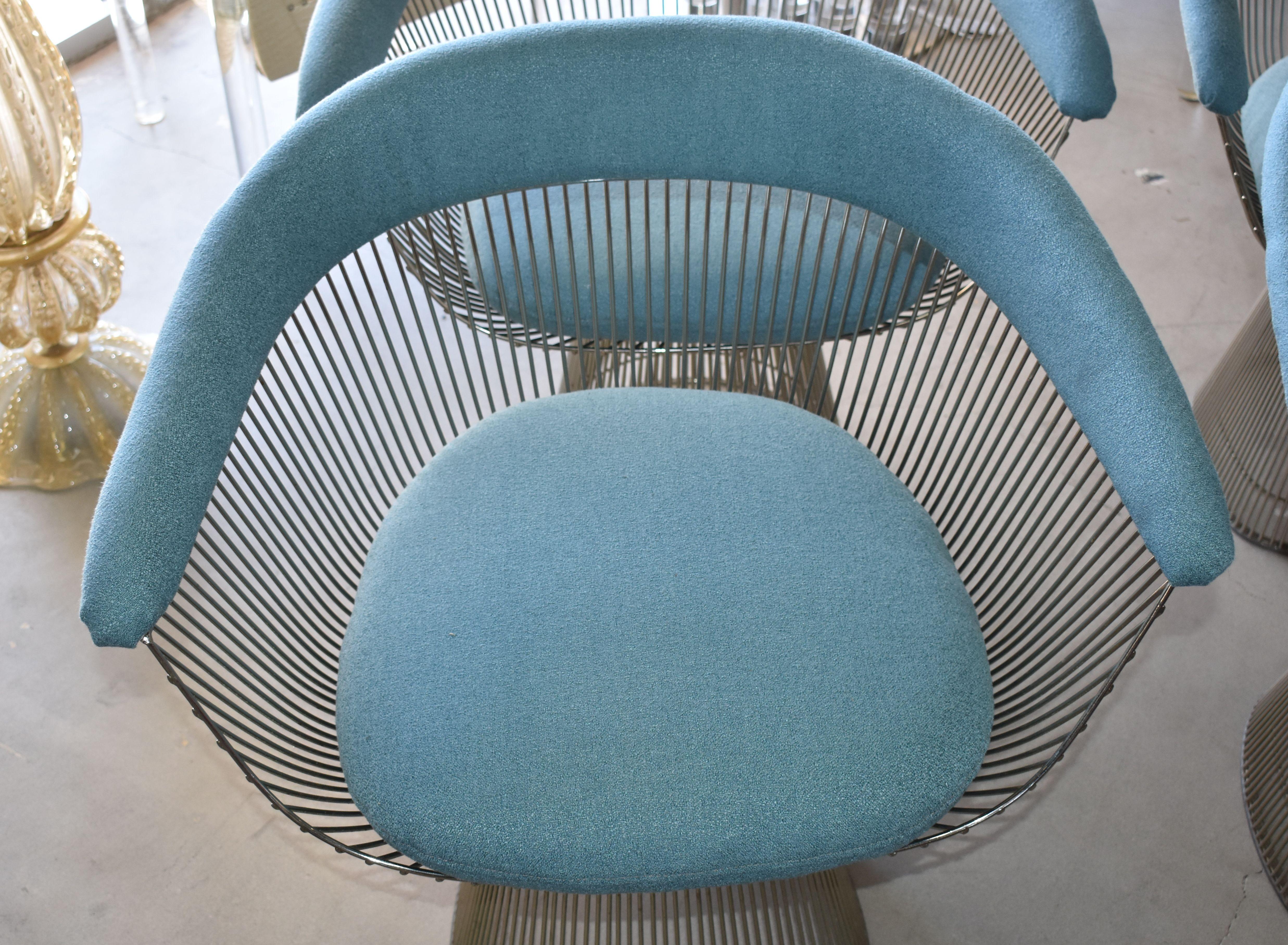 American Set of Four 1970s Warren Platner Easy Armchairs for Knoll