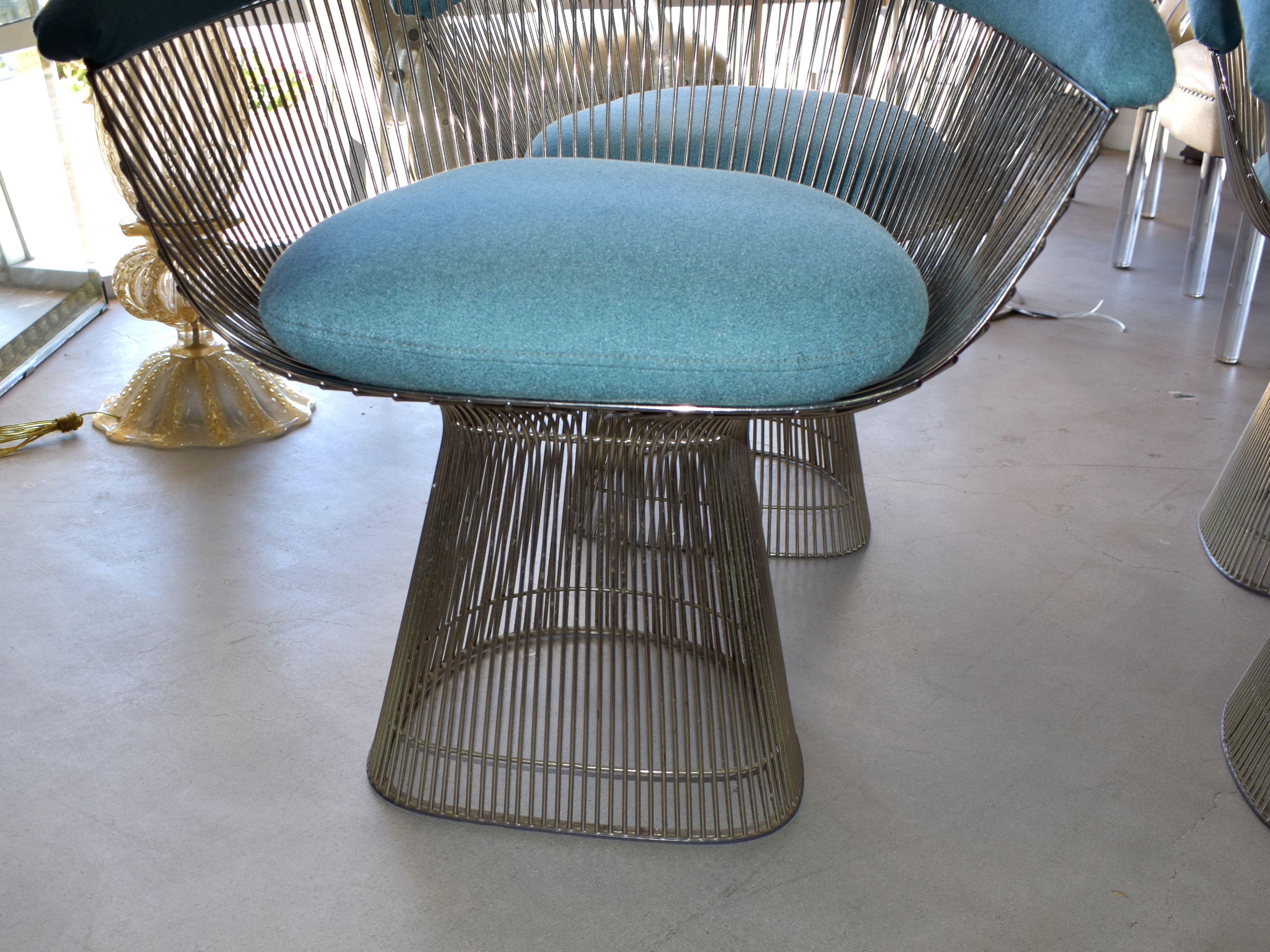 Late 20th Century Set of Four 1970s Warren Platner Easy Armchairs for Knoll