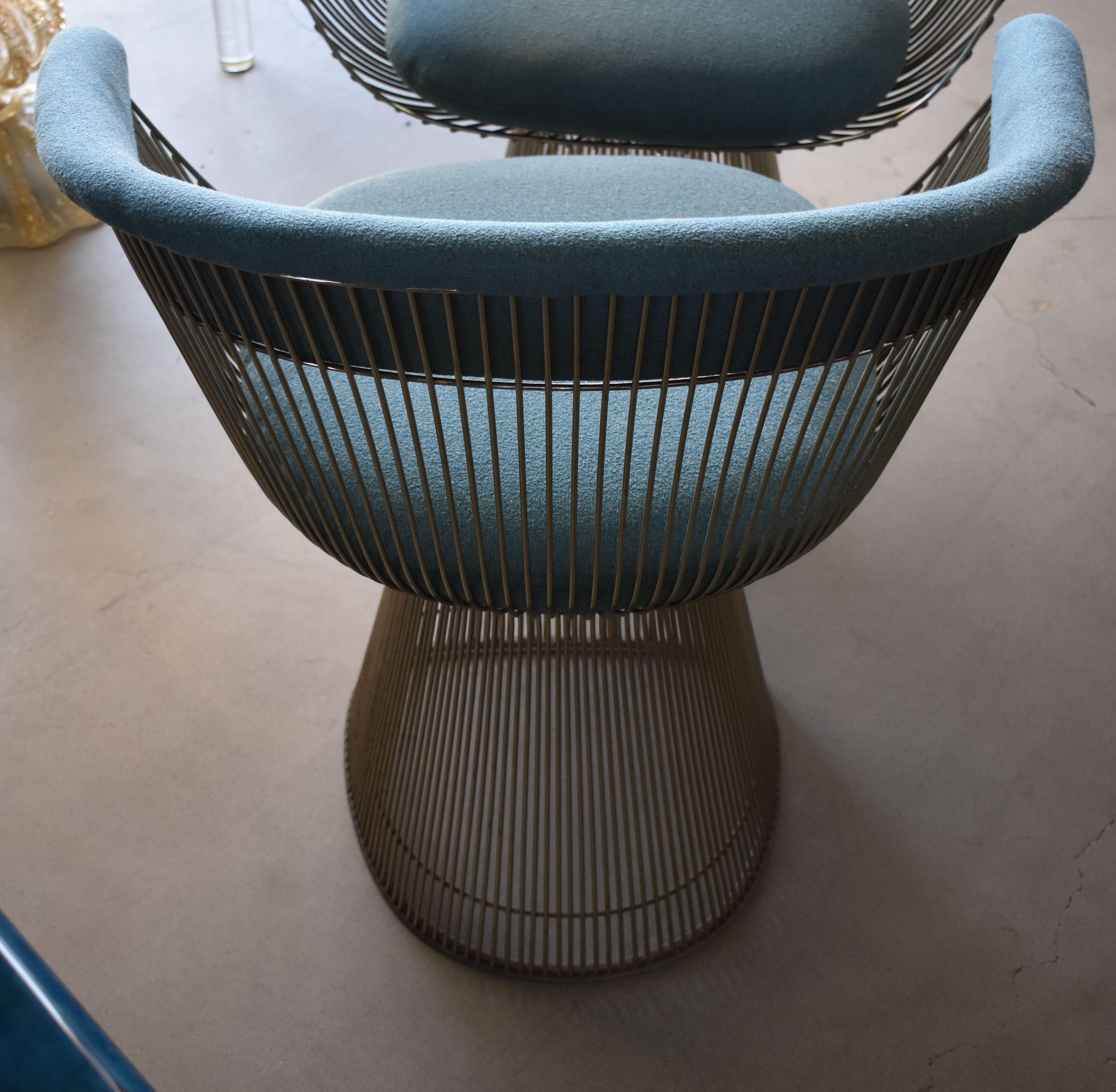 Set of Four 1970s Warren Platner Easy Armchairs for Knoll 2