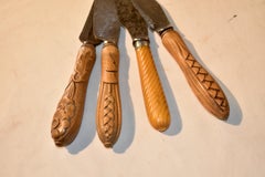 Set of Four 19th Century Bread Knives