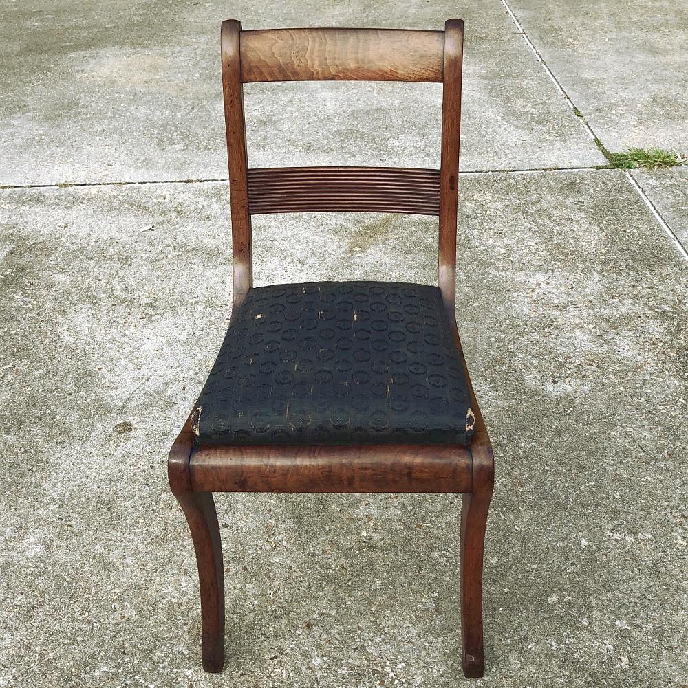 Set of Four 19th Century English Mahogany Chairs In Good Condition For Sale In Dallas, TX