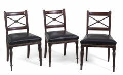 Regency Period English Mahogany Side Chairs
