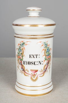 Set of Four 19th Century French Apothecary Jars