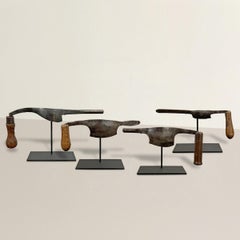 Set of Four 19th Century French Chamfers on Custom Mounts