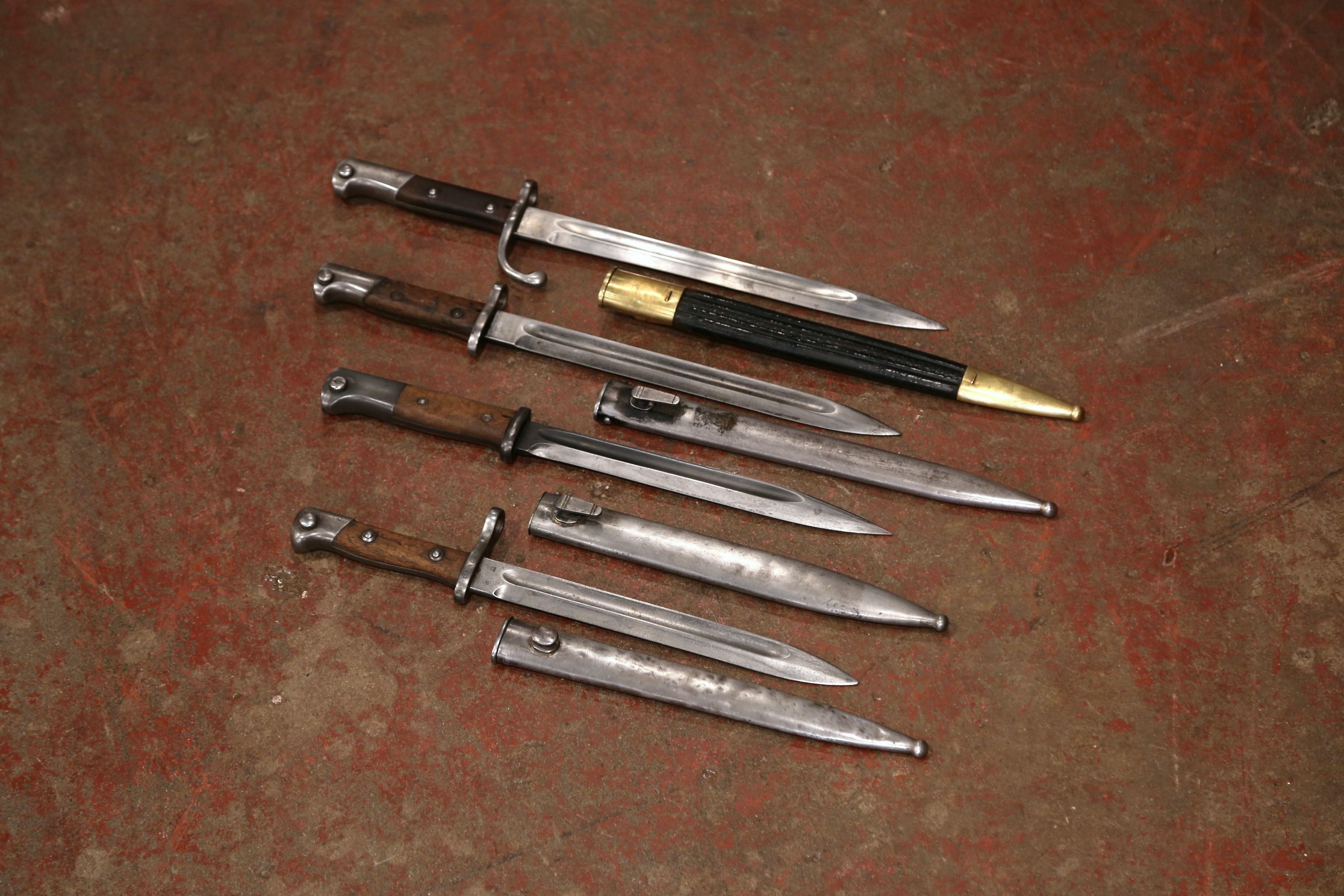 wood handle bayonet