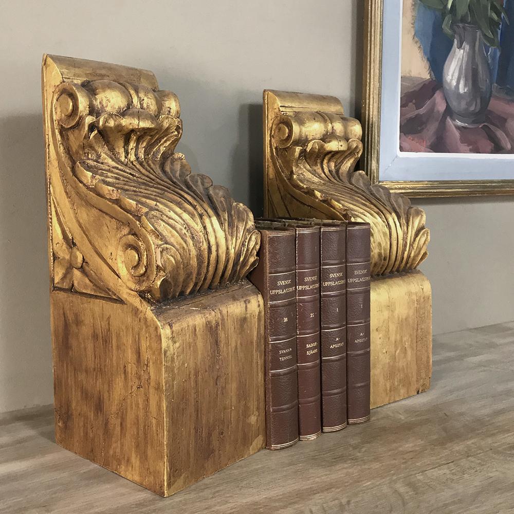 Set of Four 19th Century Gildwood Corbels 4