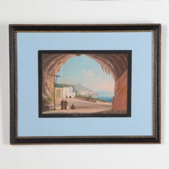 Set of Four 19th Century Gouache Paintings
