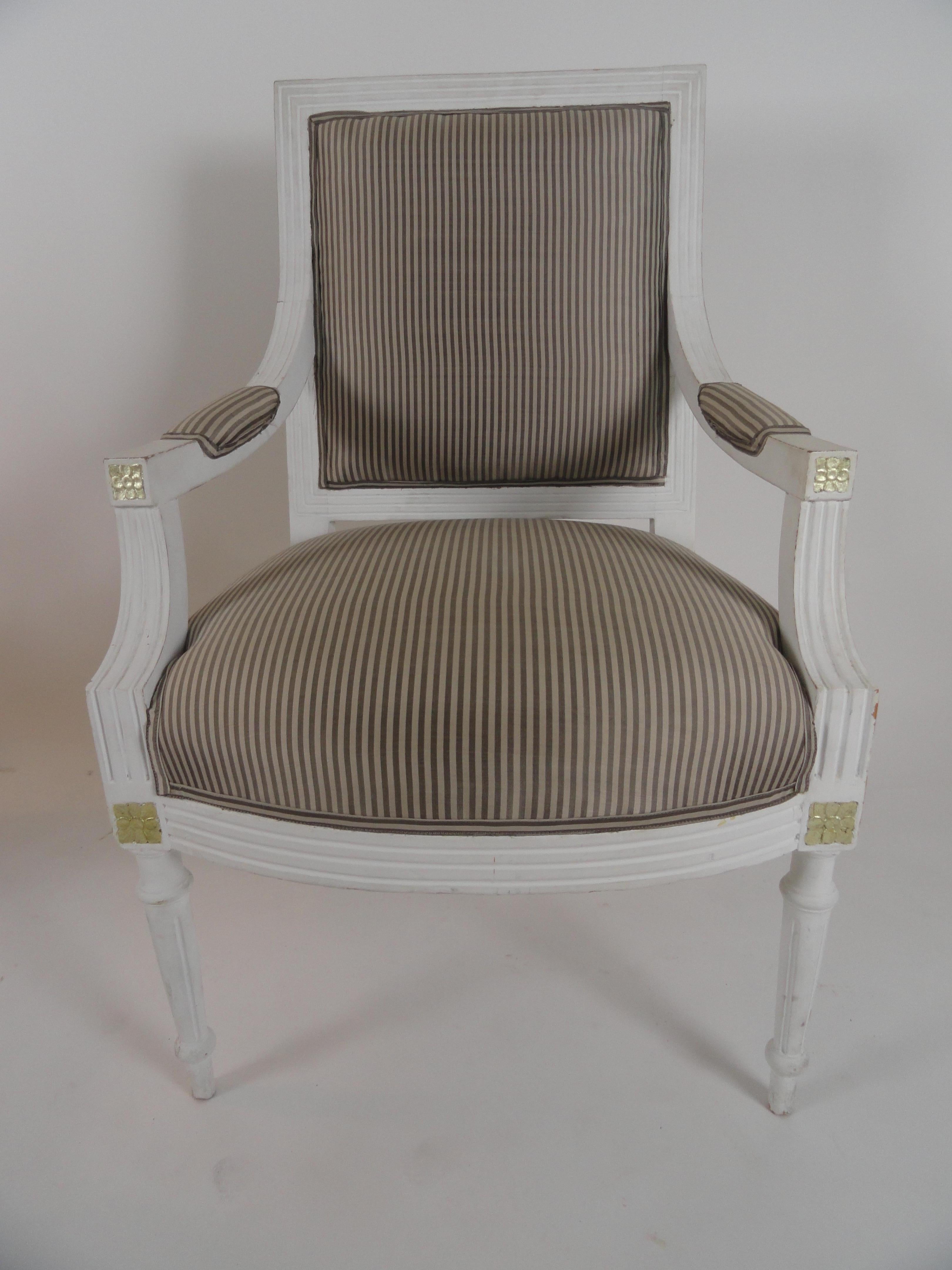 Wood Set Of Four 19th Century Swedish Gustavian Armchairs For Sale