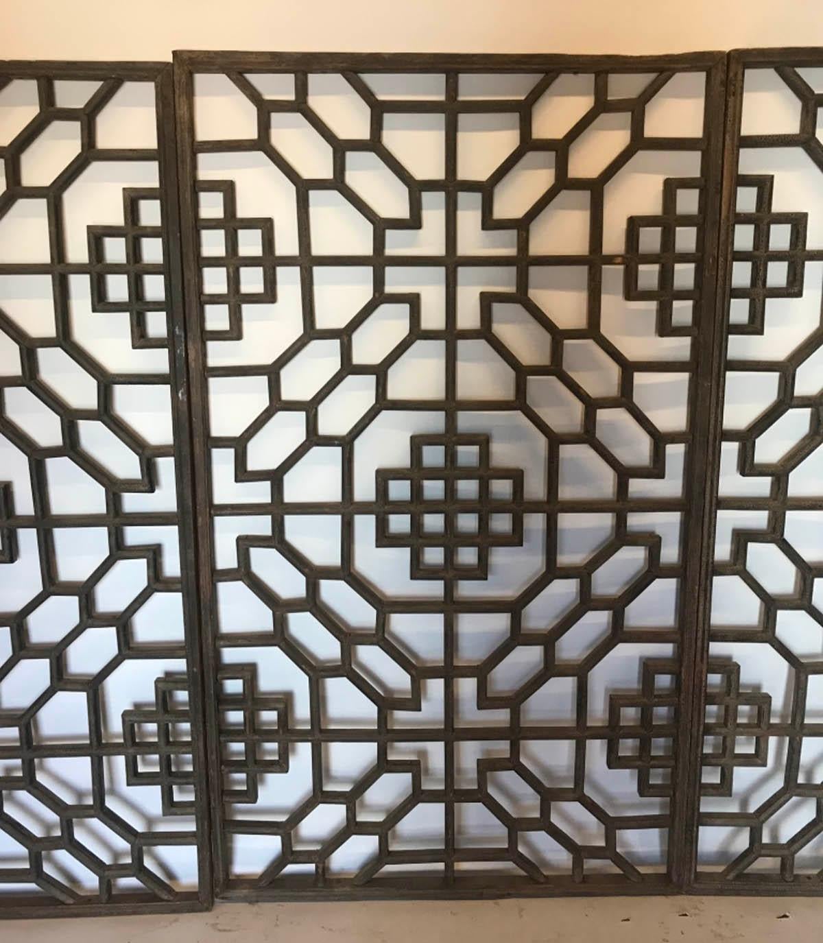 wooden japanese lattice