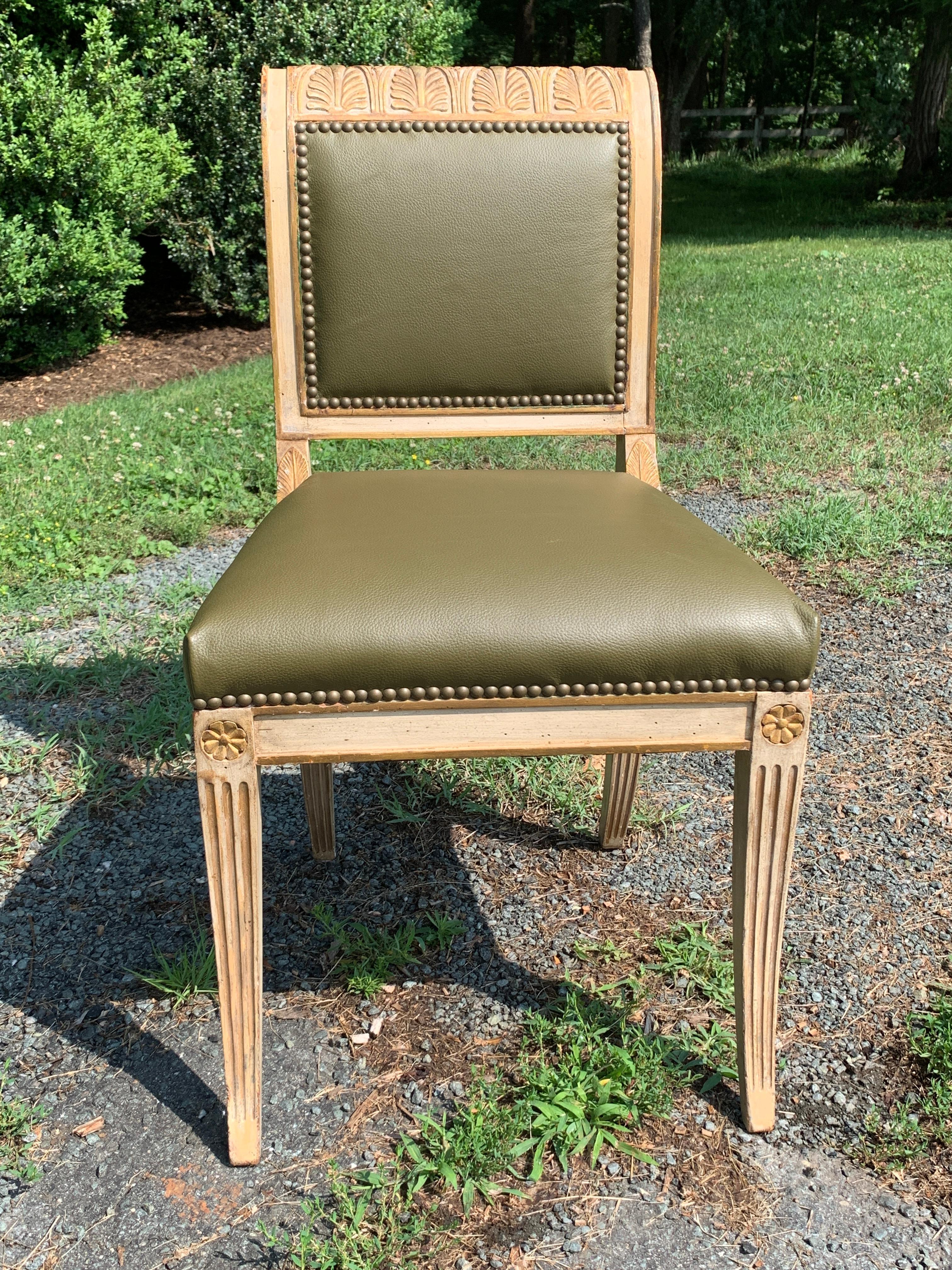 20th Century Set of Four 19th Century Regency Style Dining Chairs