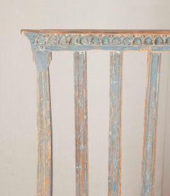 Set of Four 19th Century Swedish Gustavian Dining Chairs