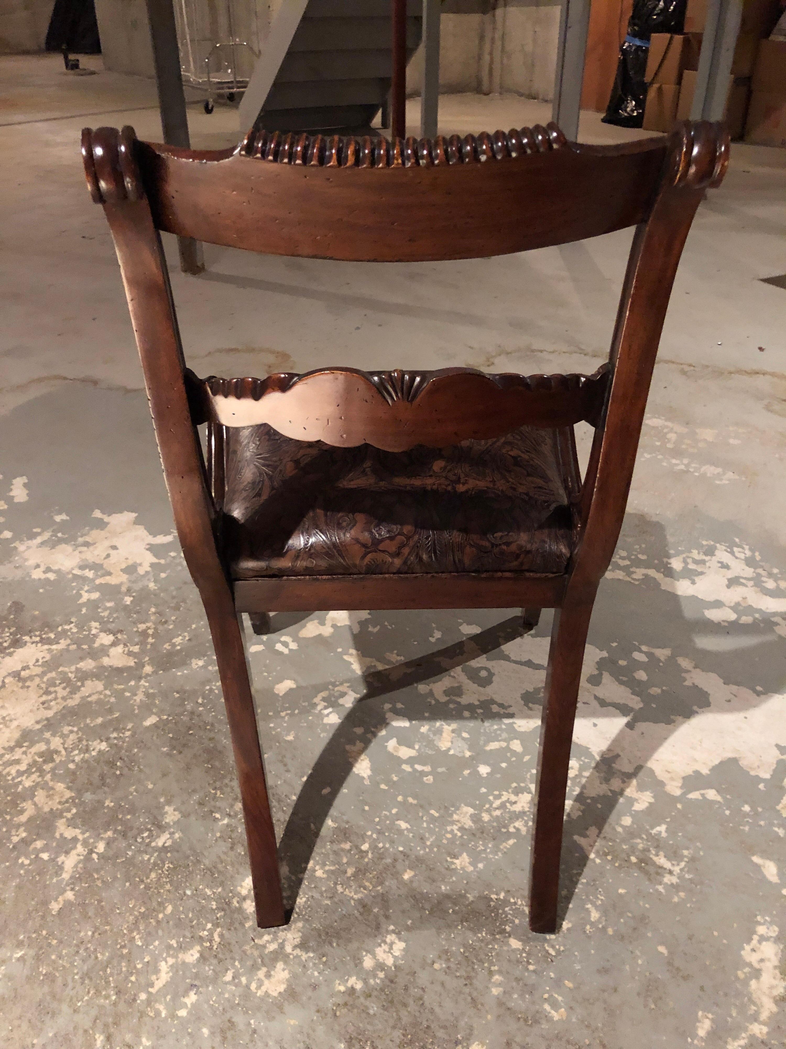 Set of Four 19th Century Victorian Mahogany Dining Chairs 3