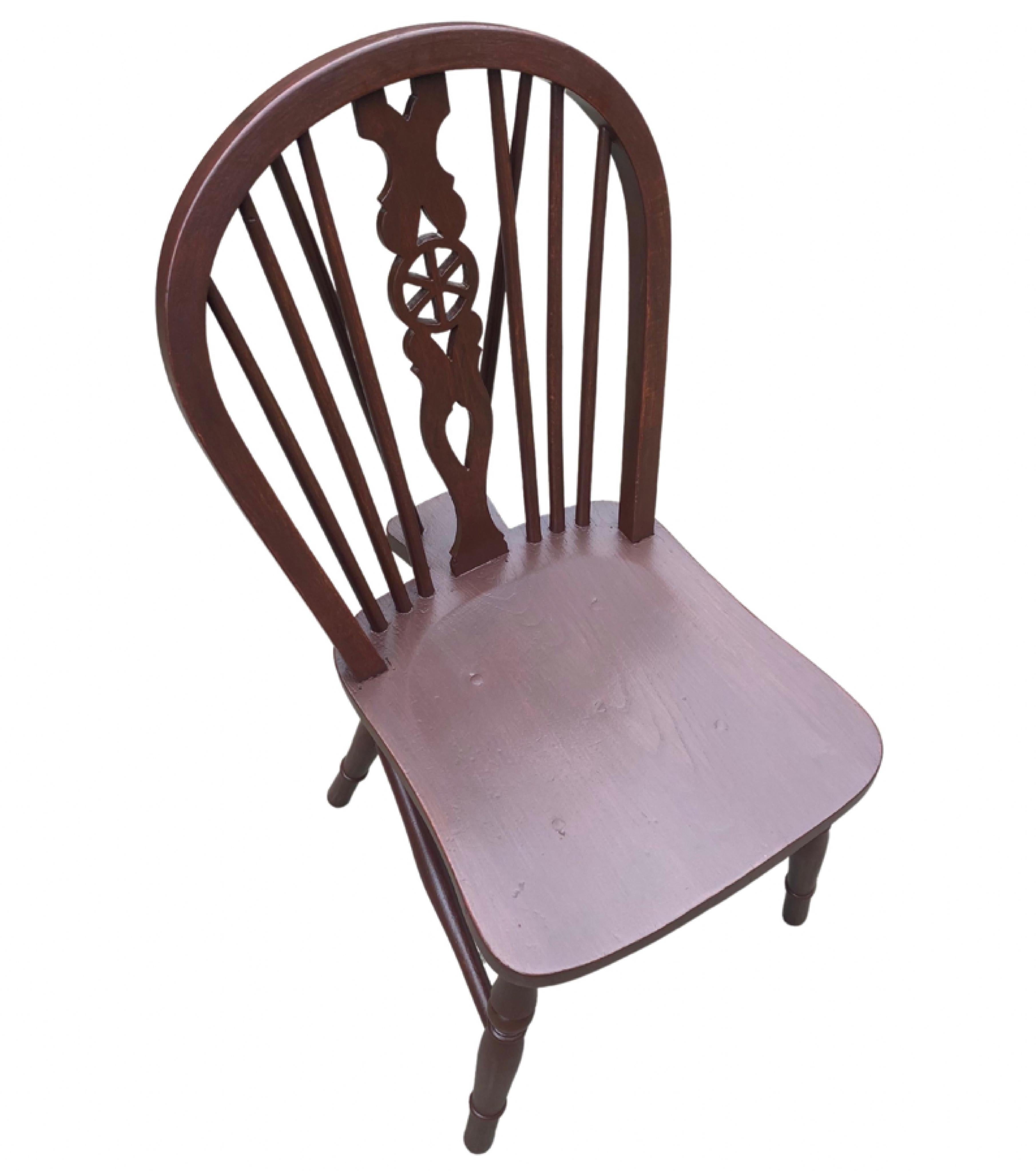 Set of four Windsor chairs. The 