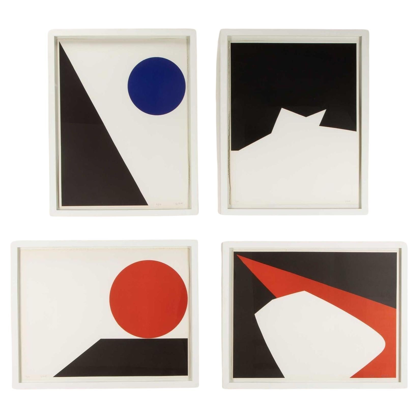 Set of Four 20th Century French Gilioli Lithographs
