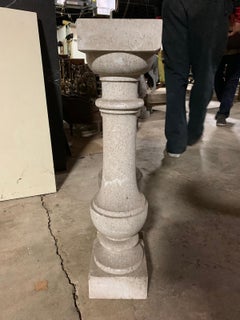 Set of Four 20th Century Stone Columns to Be Legs for Table