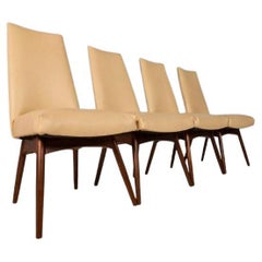 Set of Four '4' Adrian Pearsall Model 1613-C Dining Chairs for Craft Associates