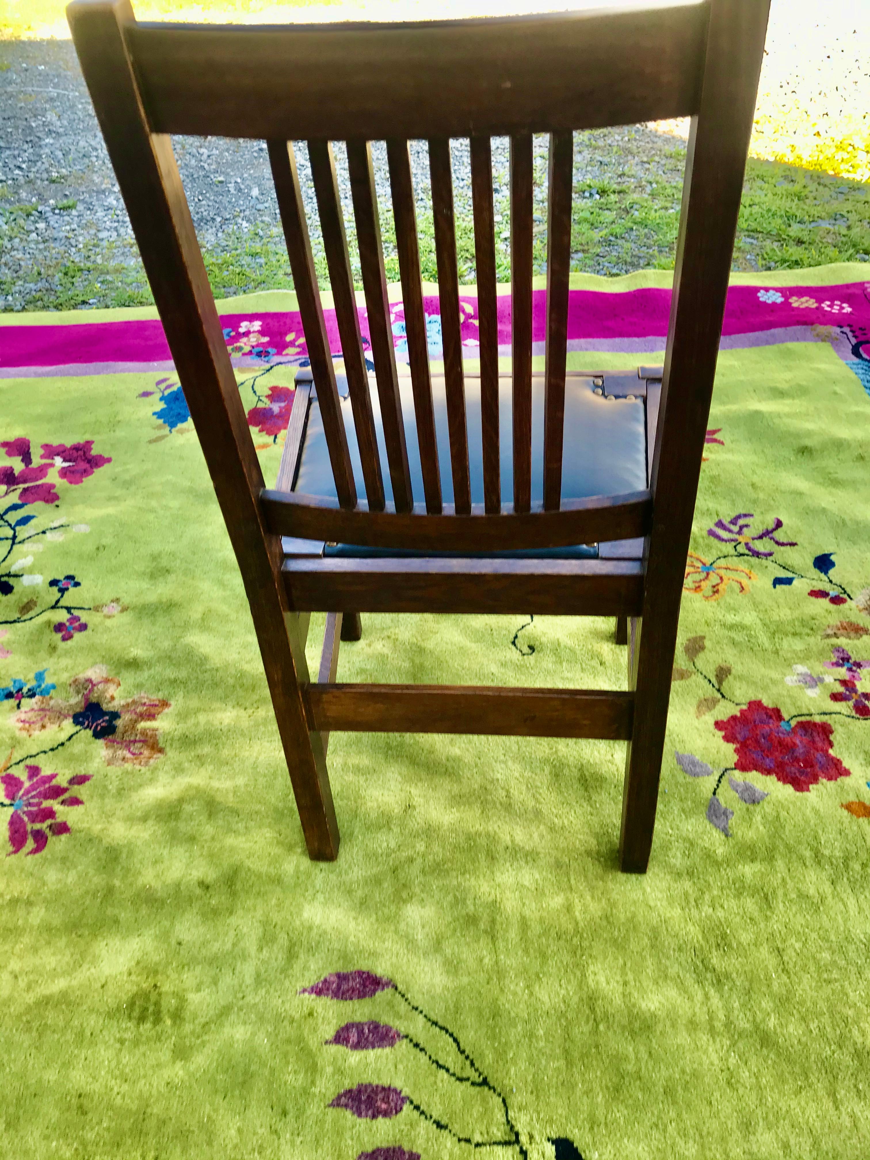 Ensemble de quatre (4) chaises Stickley de L&JG anciennes - W7430 en vente 5