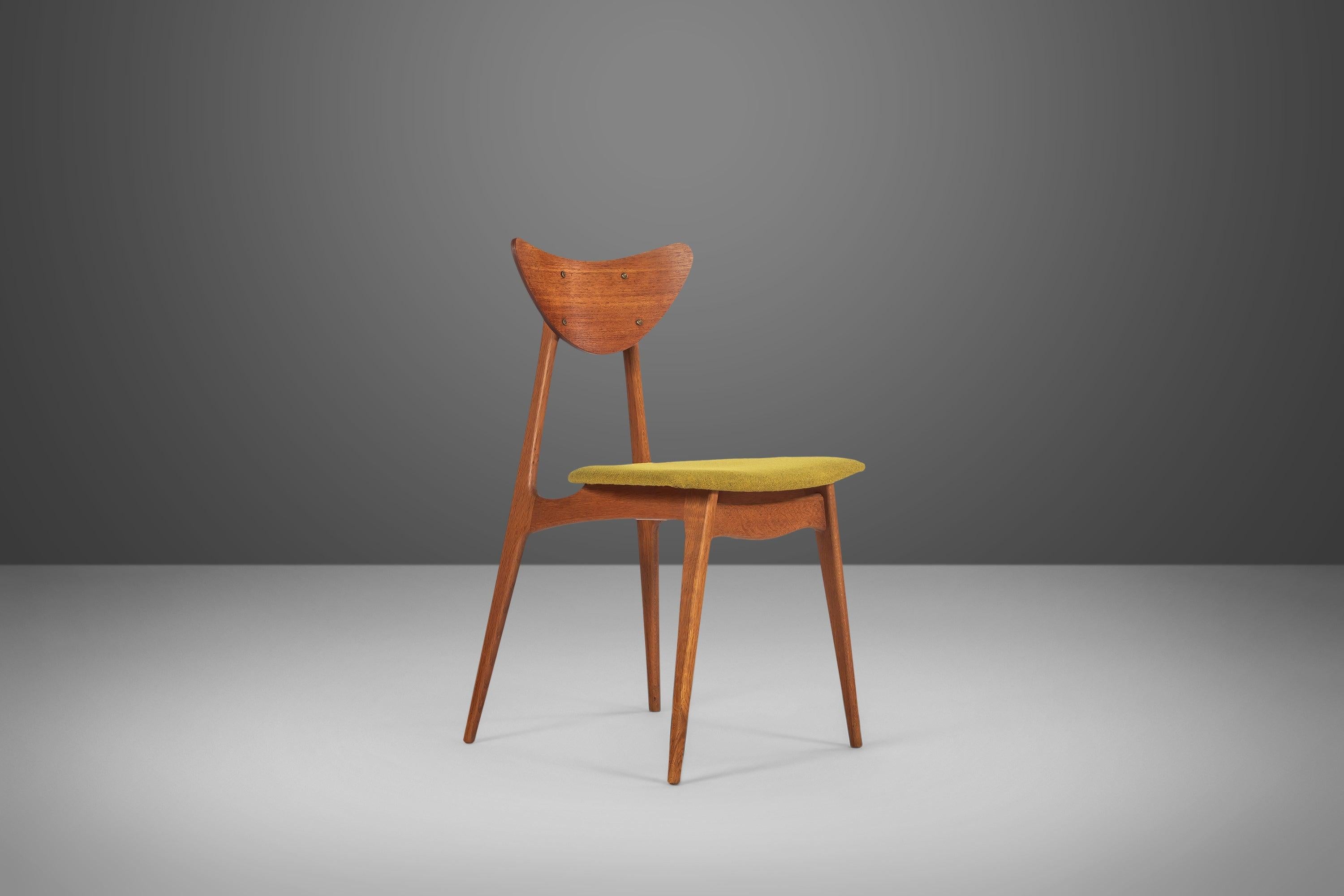 Mid-Century Modern Set of Four '4' Kay Dining Chairs by Fredrik Kayser, Norway, c. 1960's For Sale