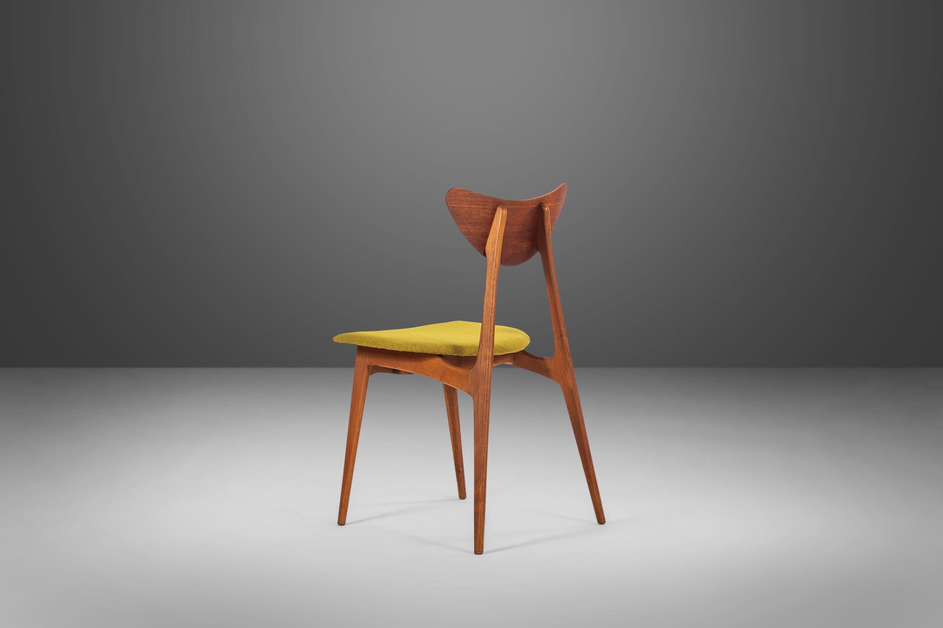 Ensemble de quatre chaises de salle à manger '4' Kay par Fredrik Kayser, Norvège, vers 1960 en vente 1