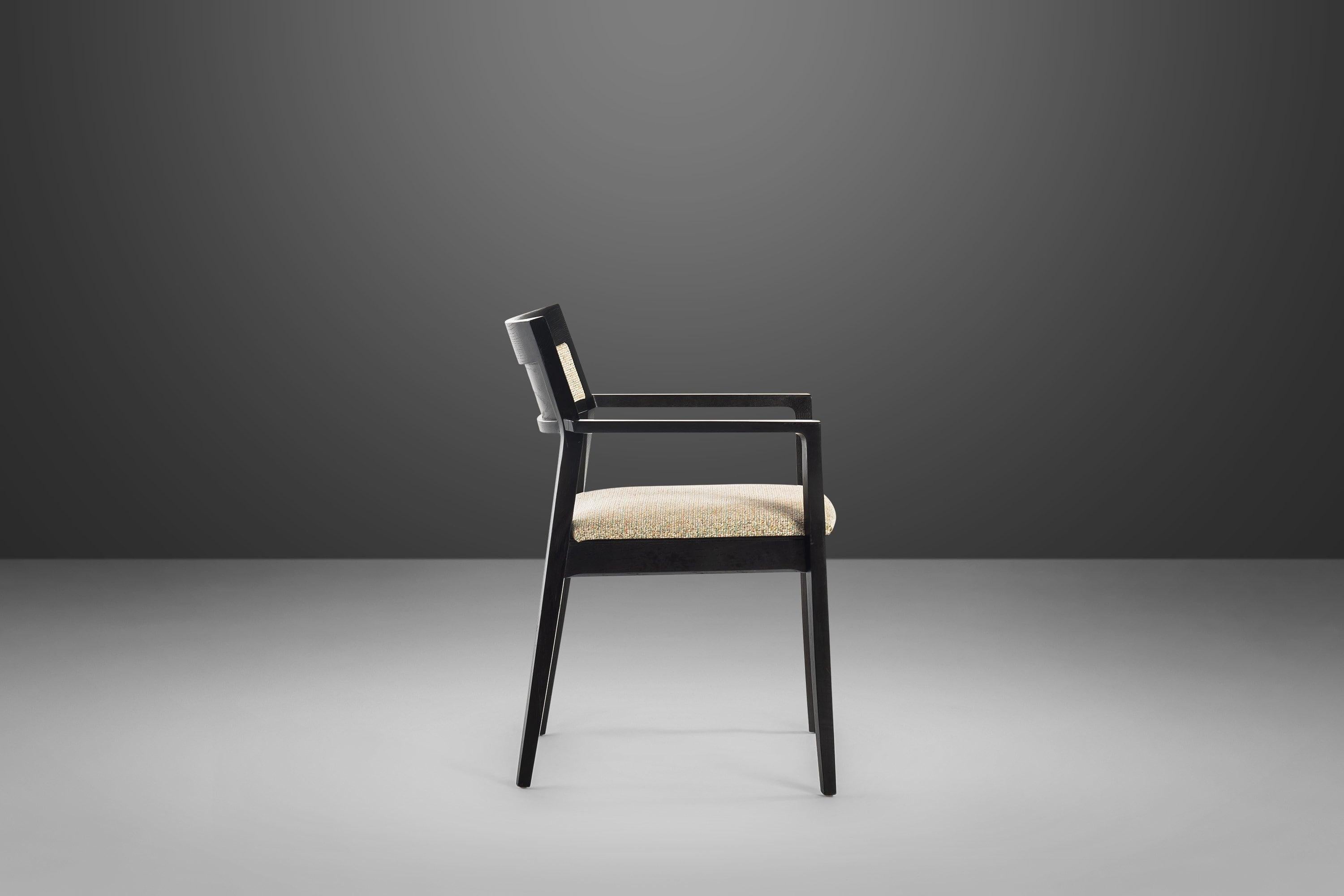 Ensemble de quatre fauteuils Krusin « 4 » en chêne ébénisé de Marc Krusin pour Knoll, États-Unis Bon état - En vente à Deland, FL