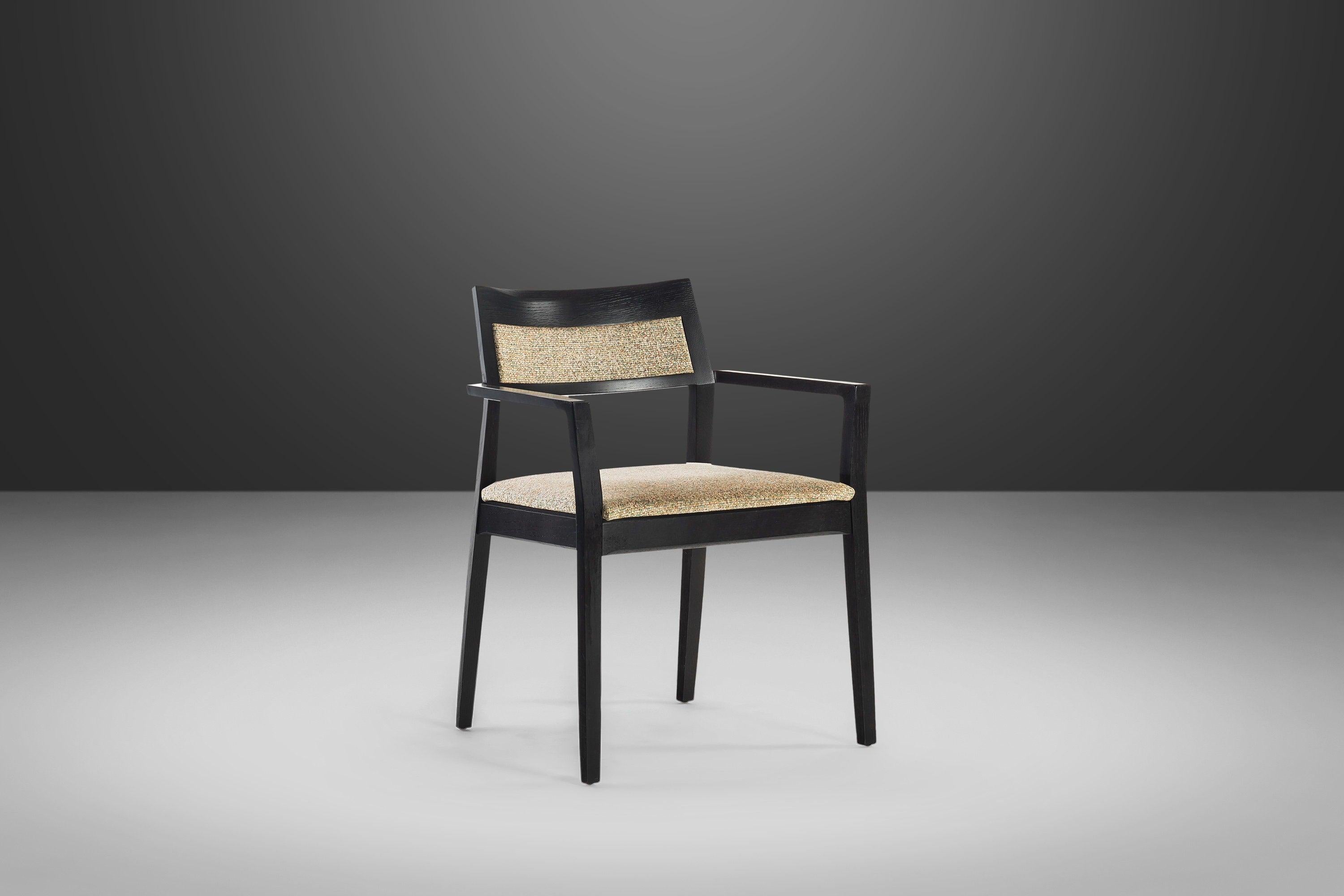 Ensemble de quatre fauteuils Krusin « 4 » en chêne ébénisé de Marc Krusin pour Knoll, États-Unis en vente 2