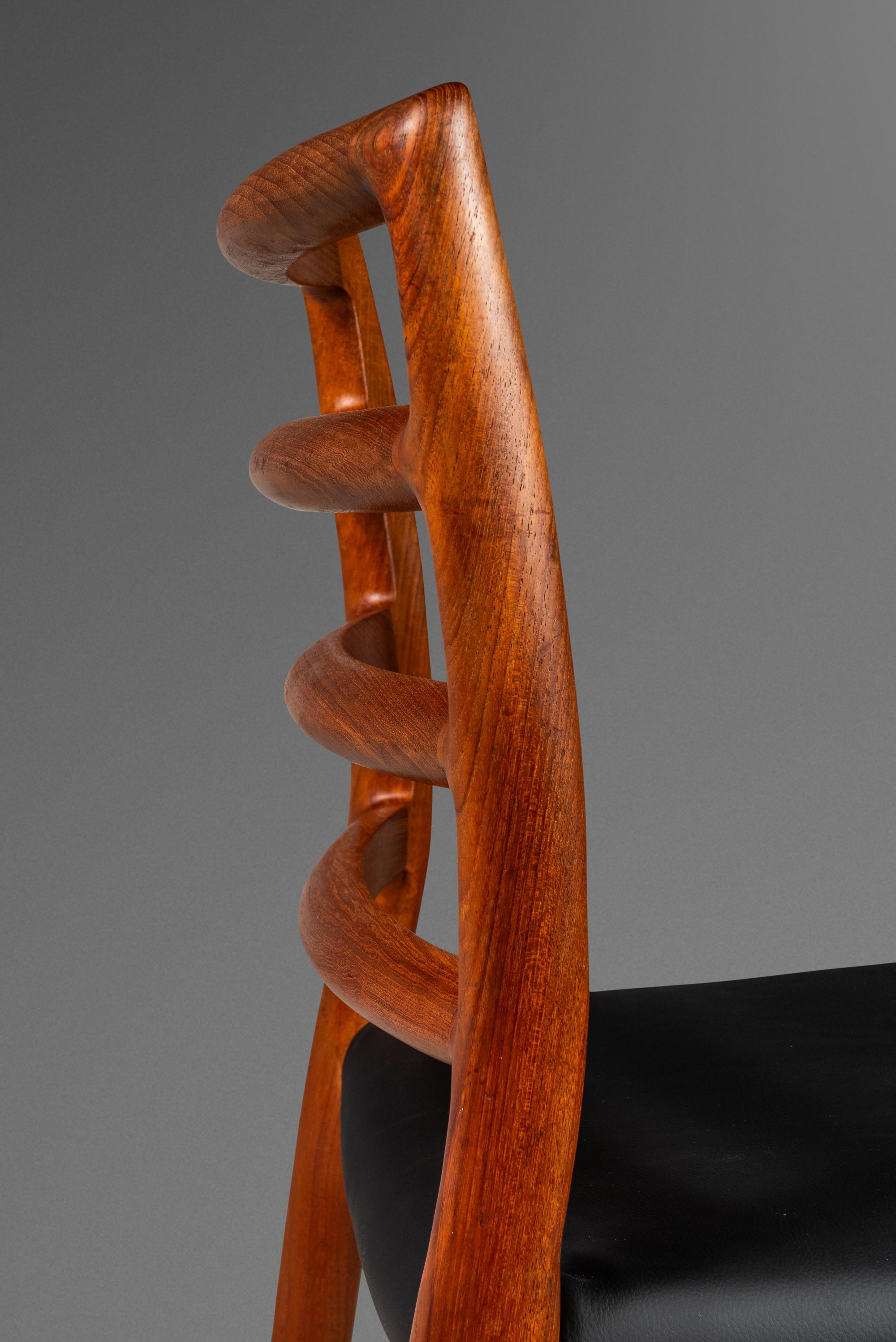 Set of Four 4 Model 85 Ladderback Dining Chairs by Niels Møller for J.L. Møller For Sale 8