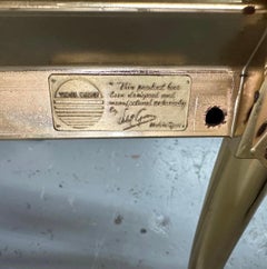 Set of Four (4) Opulent Manuel Vidal Grau Gold-Plated Metal Decorative Armchairs