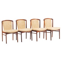Set of Four '4' Rare Dining Chairs by Erik Buch for Orum Mobler in Rosewood