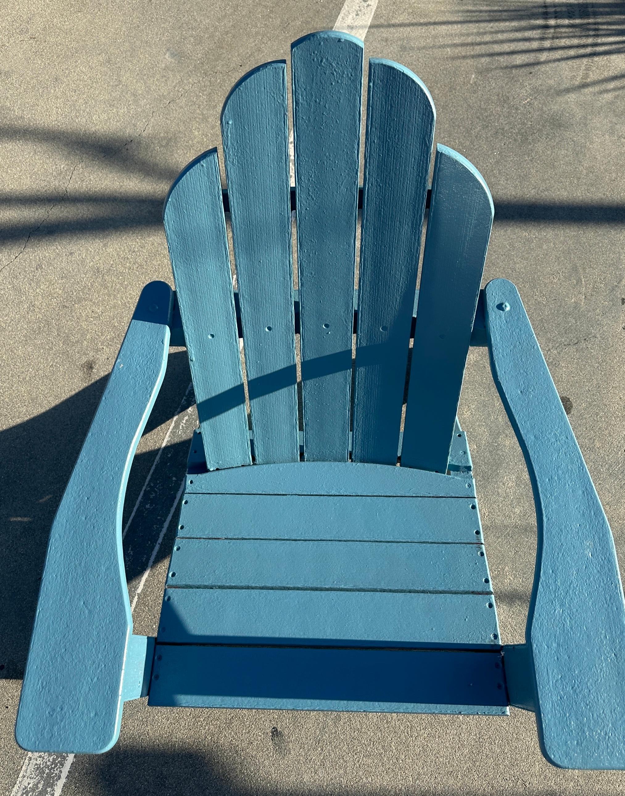 Satz von vier Adirondack Chairs - 4 im Angebot 5