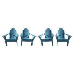 Satz von vier Adirondack Chairs - 4