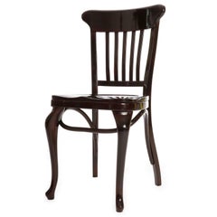 Ensemble de quatre chaises Adolf Loos, Cafe Capua Vienne, Autriche, Thonet, 1913