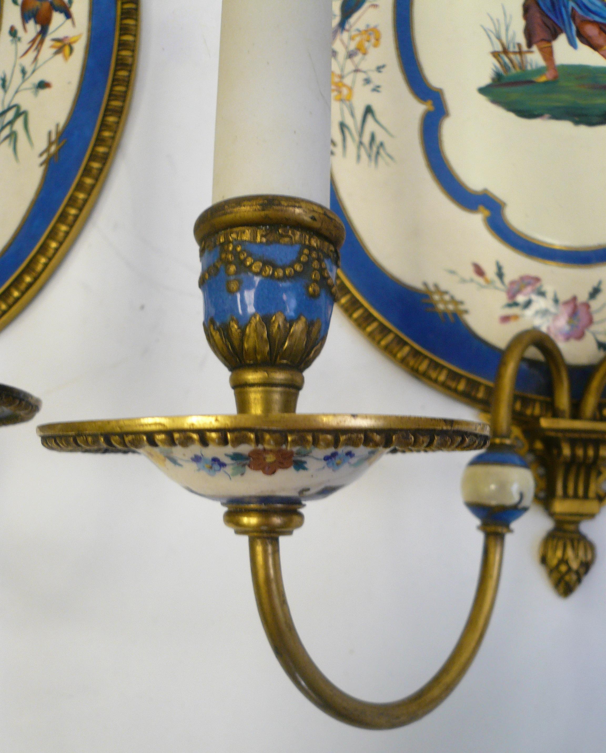 19th Century Set of Four Aesthetic Movement Sconces by E. F. Caldwell For Sale