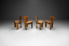 Set di quattro sedie "Africa" di Afra & Tobia Scarpa per Maxalto, Italia 1975