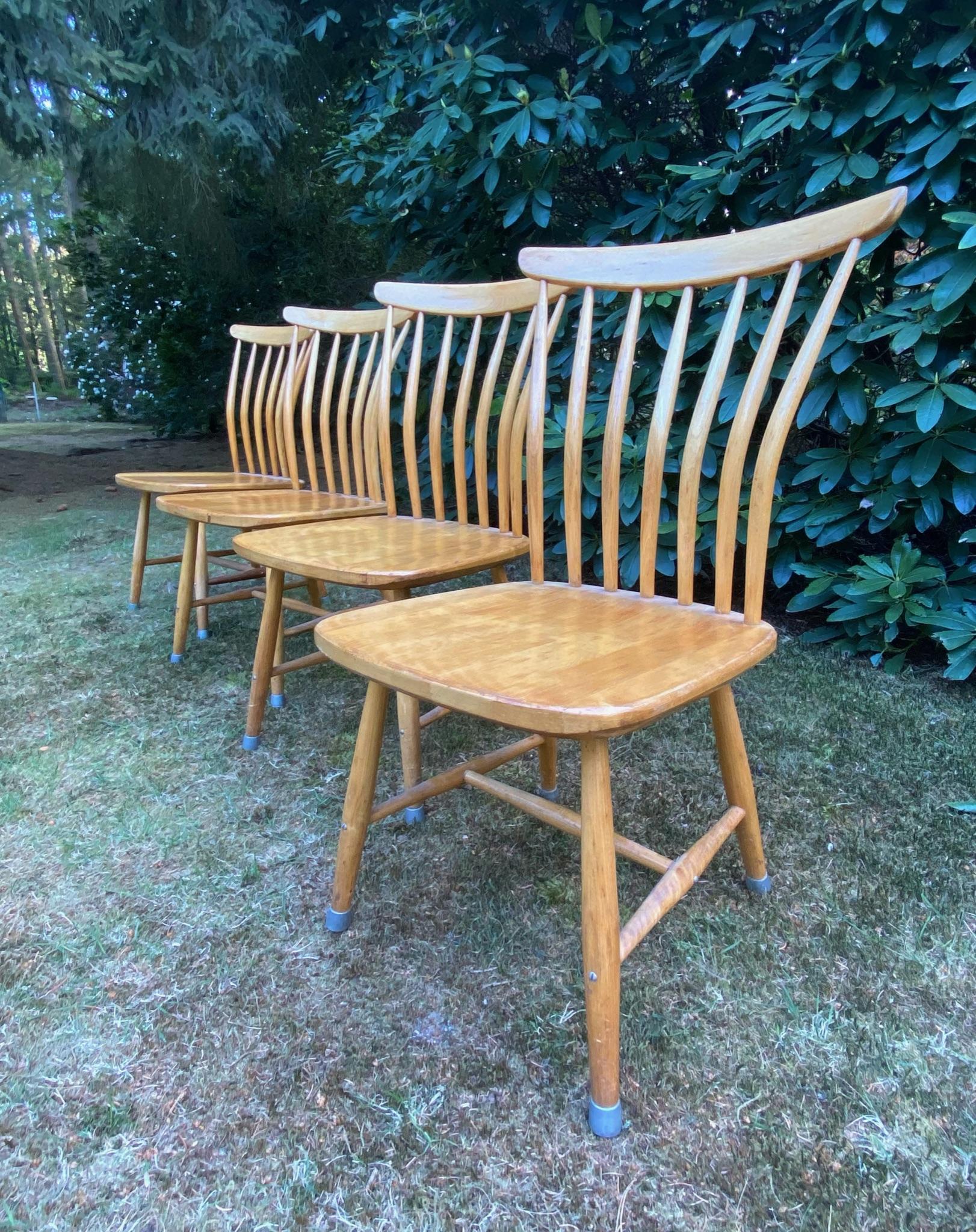 Set of Four Akerblom Dining Room Chairs by Bengt Aker Blom and Gunnar Eklöf For Sale 2