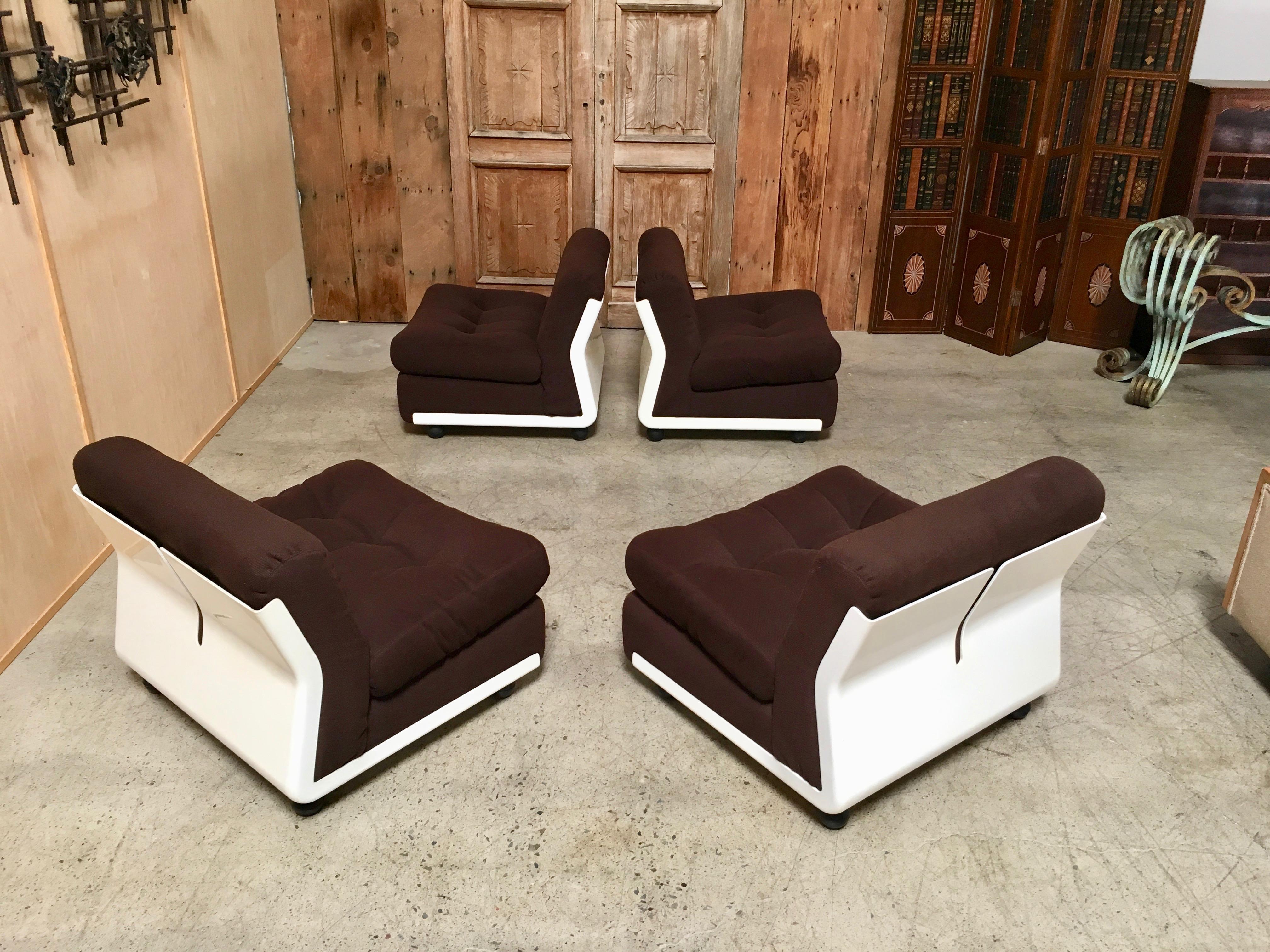 Set of Four Amanta Chairs by Mario Bellini for B&B Italia 7