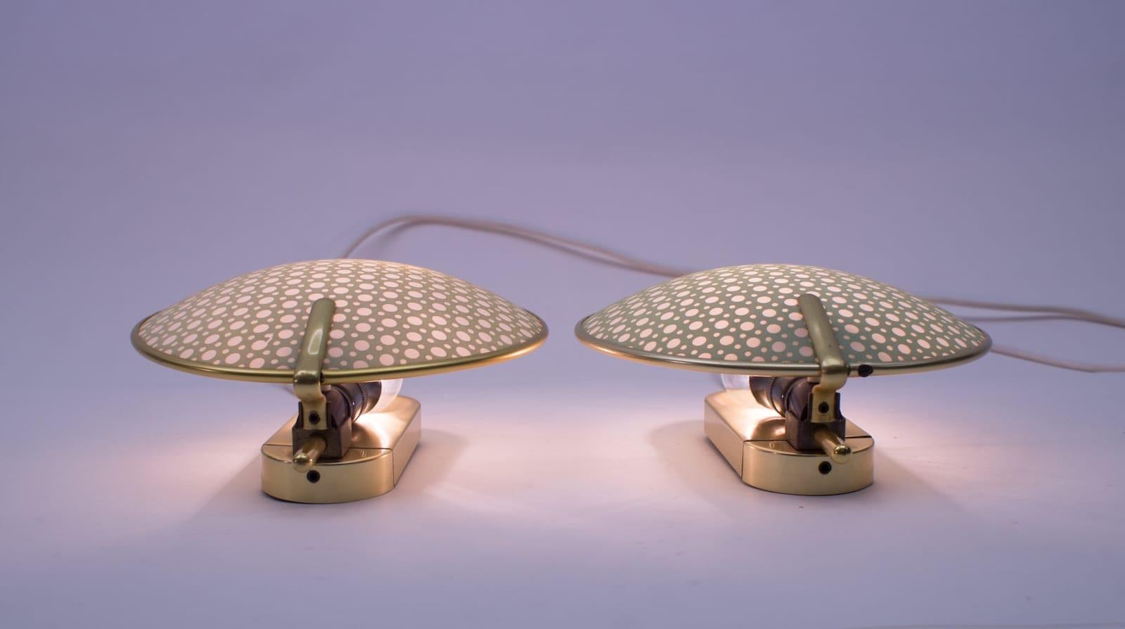 Set of Four Amazing Wall Lamps or Sconces by ERCO Leuchten, 1950s Germany In Good Condition For Sale In Nürnberg, Bayern