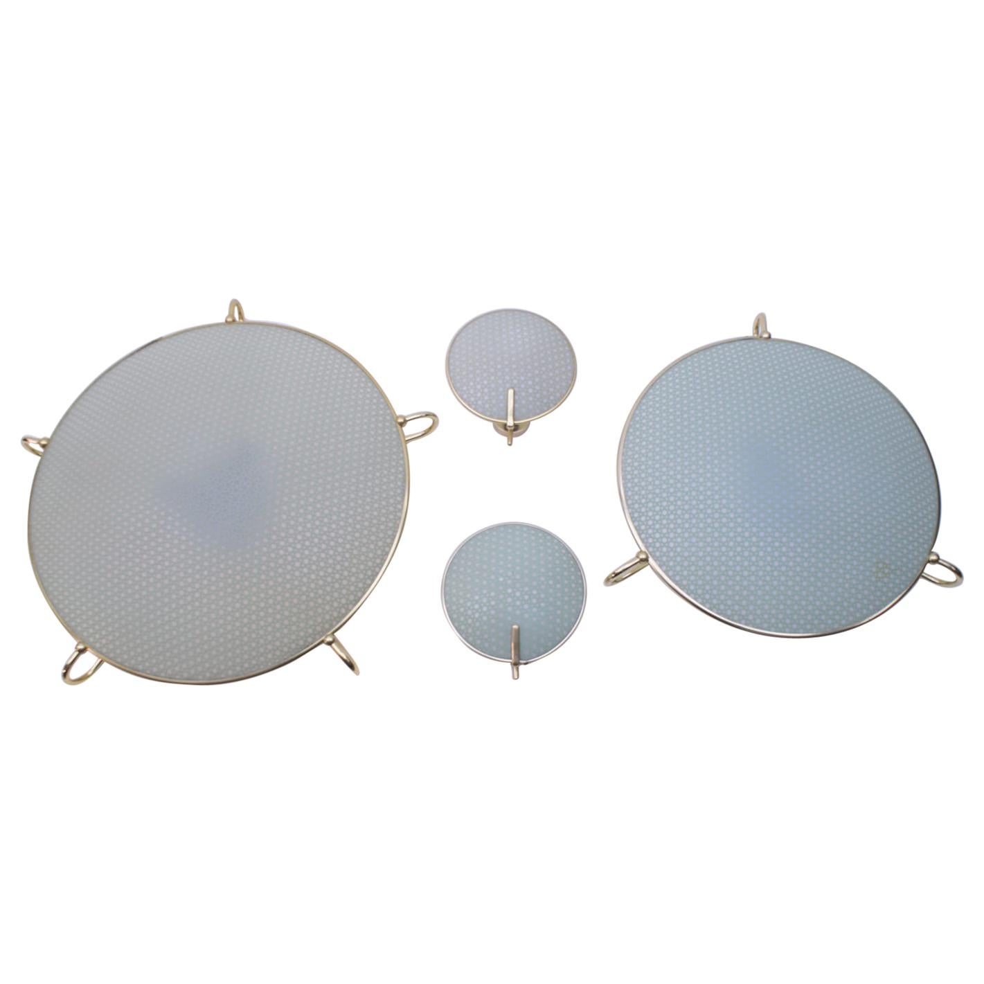 Set of Four Amazing Wall Lamps or Sconces by ERCO Leuchten, 1950s Germany For Sale