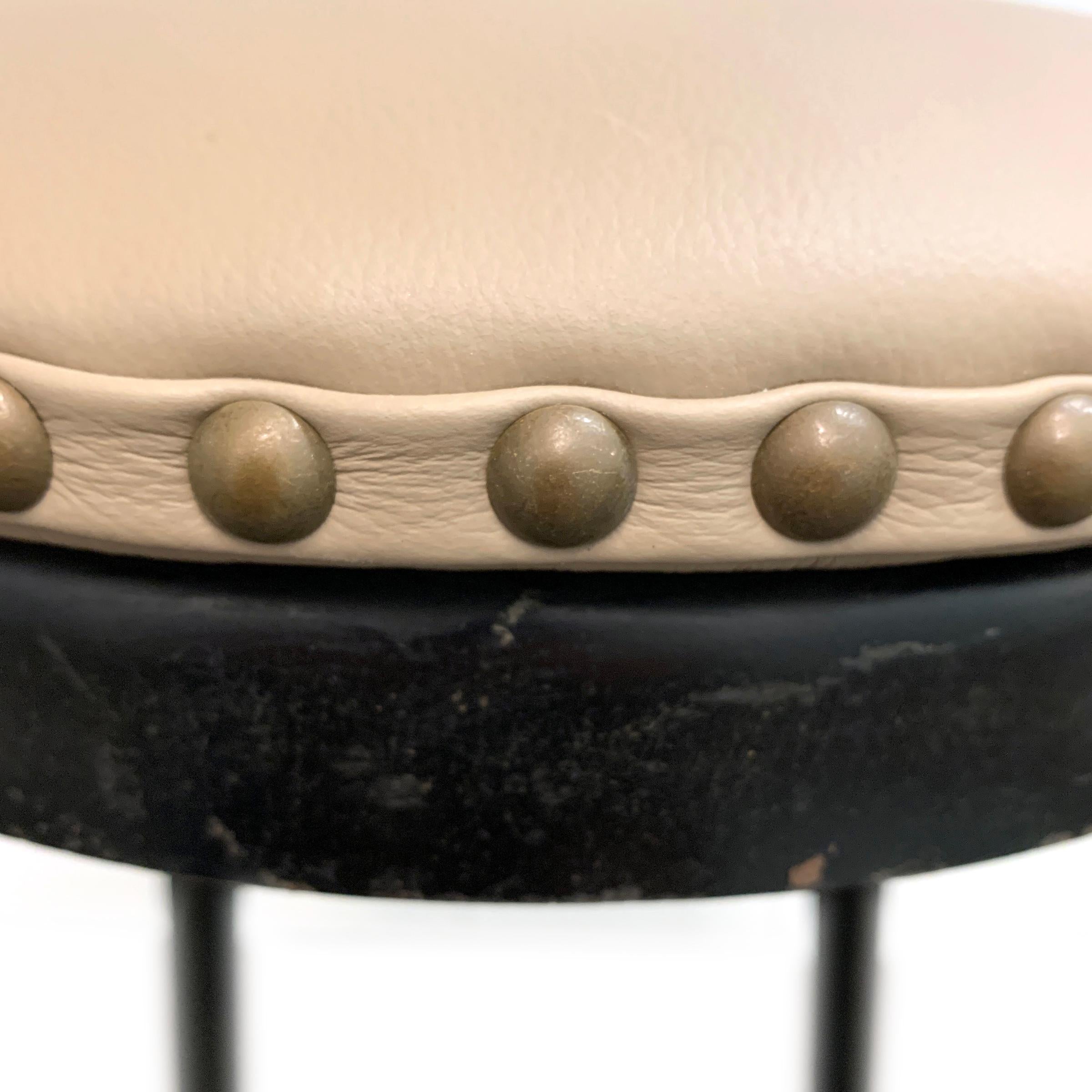 Set of Four American Industrial Bar Stools 3