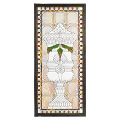 Set of Four American Victorian Leaded Glass Windows