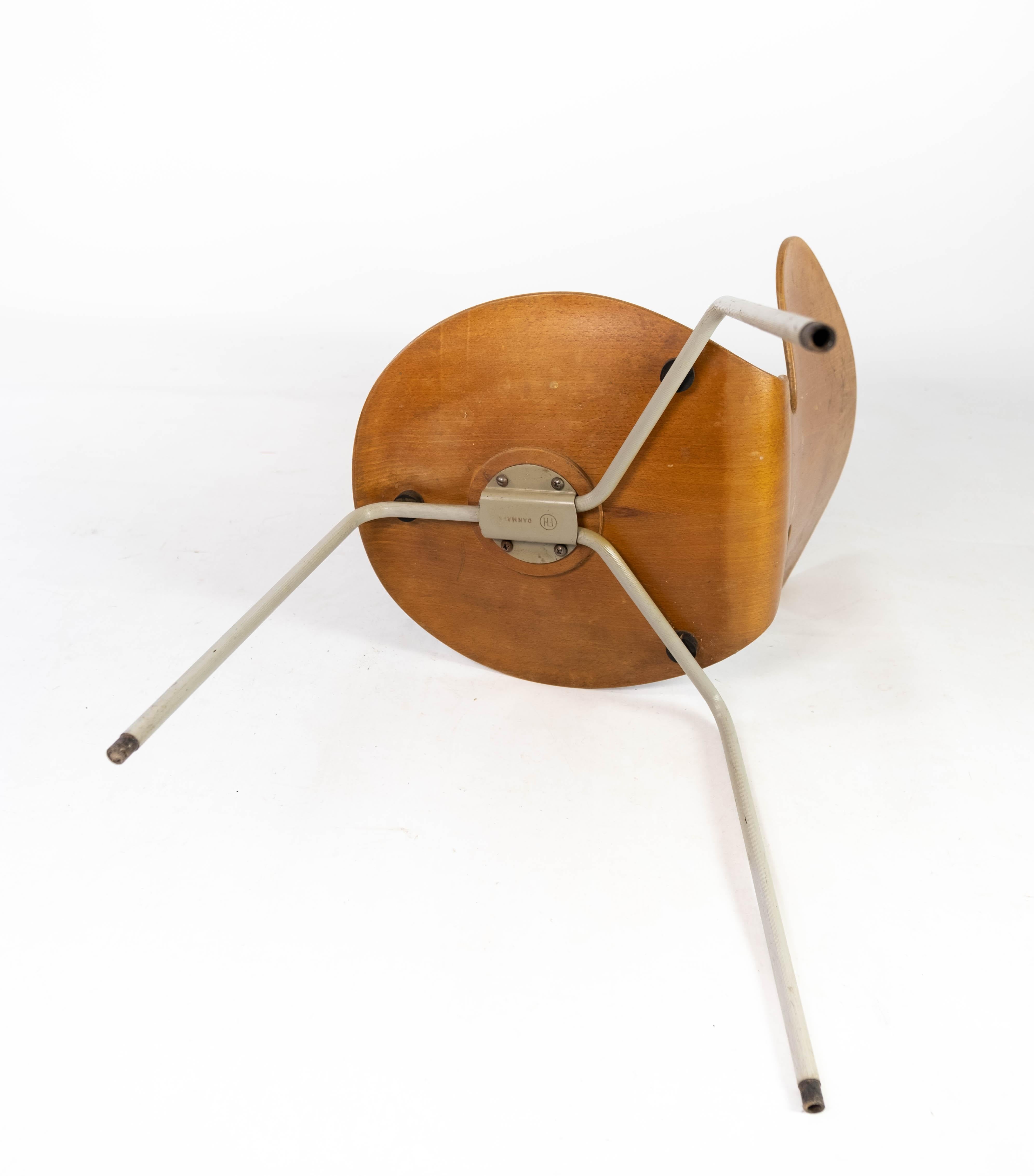 Ensemble de quatre chaises Fourmi, modèle 3101, en Wood Light, par Arne Jacobsen, années 1950 en vente 8
