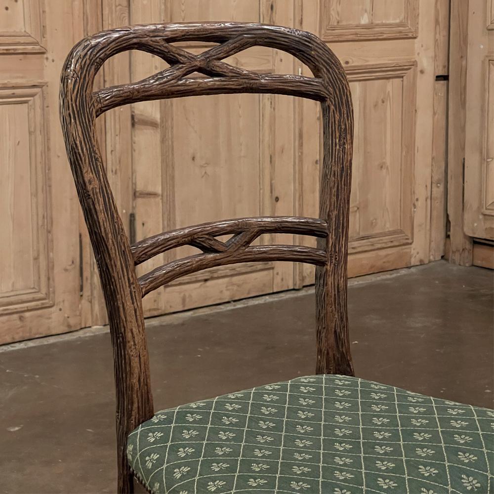 Set of Four Antique Chairs by Horrix For Sale 6