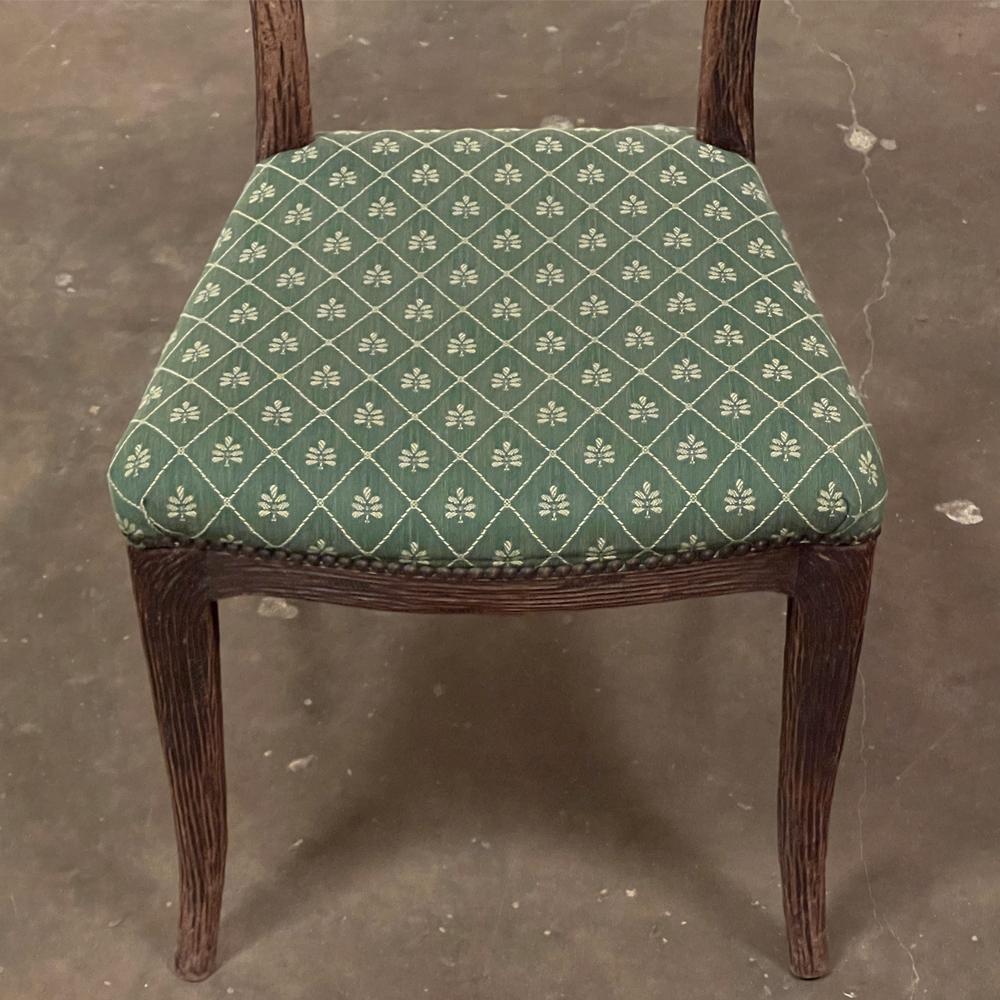 Ensemble de quatre chaises anciennes par Horrix en vente 10