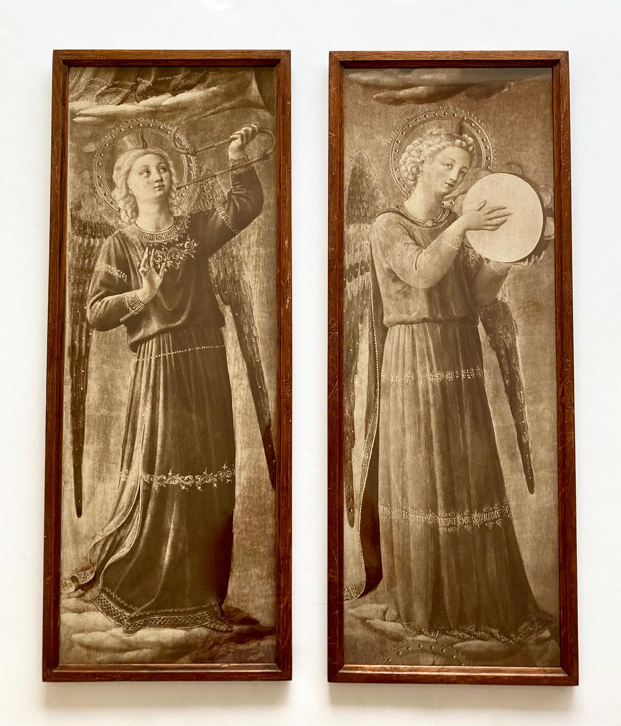 Français Ensemble de quatre estampes religieuses françaises anciennes en carbone de la Maison AD. Braun & Cie en vente