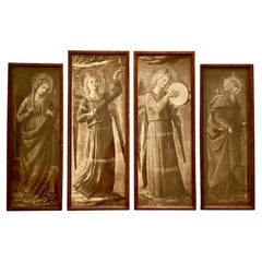 Set of Four Antique French Religious Carbon Prints by Maison AD. Braun & Cie