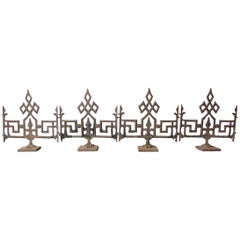 Set of Four Antique Iron Fragments